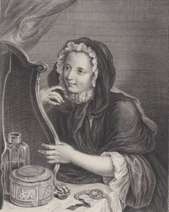 Den kokettska änkan, 1724.