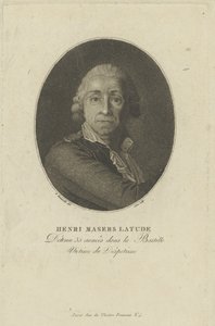 Porträtt av Henri Masers de Latude 1725-1805, ca. 1793
