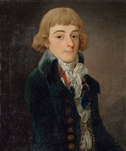 Porträtt av Louis Antoine de Saint-Just 1767-1794, 1791.