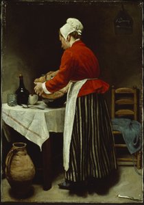 The Maid, ca 1875 (olja på duk) av François Bonvin