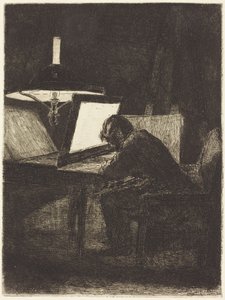 Gravören (Le Graveur) av François Bonvin