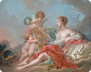 Allegori av musik av François Boucher