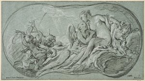 Amor och Psyke av François Boucher