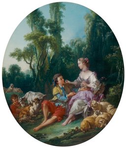 Tänker de på druvan? (Pensent-ils au raisin?) av François Boucher
