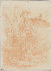 Chinoiserie (Trädgårdsmästarinnan) av François Boucher