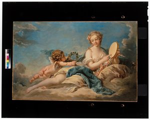 Clio, historiens och sångens musa av François Boucher