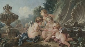 Cupids i konspiration av François Boucher
