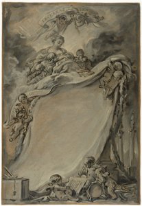 Diplom från frimurarna i Bordeaux av François Boucher
