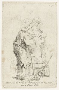 Tre bönder av François Boucher