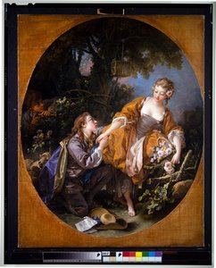Galant pastoral av François Boucher