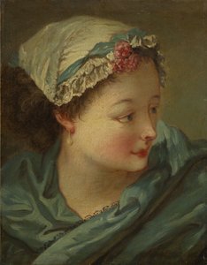 Chef för en ung kvinna av François Boucher