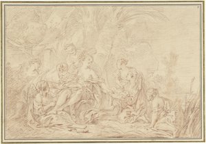 Upptäckten av Moses av François Boucher