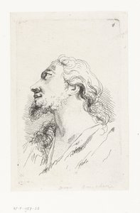 Kristi huvud av François Boucher