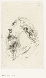 Kristi huvud av François Boucher