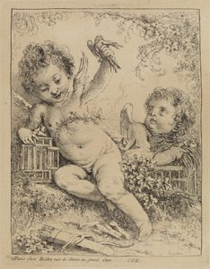 Den burfångade turturduvan av François Boucher