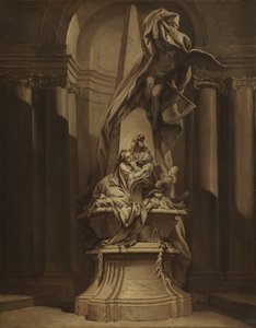 Minnesmärke över Mignard av François Boucher
