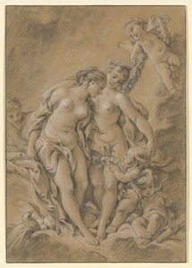 Nymfer och amoriner av François Boucher