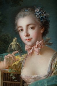 Vermutliches Porträt von Marie-Emilie Baudouin, Tochter des Malers