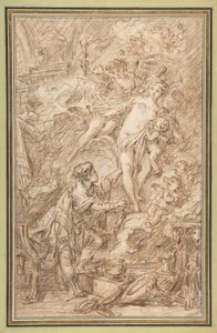 Pygmalion och Galatea av François Boucher
