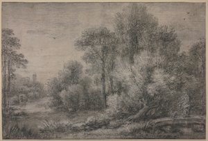 Flodlandskap av François Boucher