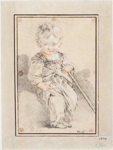Sittande gosse av François Boucher