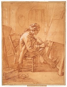 Konstnären i sin ateljé av François Boucher