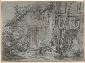 Den förfallna bondgården av François Boucher