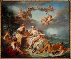 Kidnappningen av Europa. Målning av Francois Boucher (1703-1770) av François Boucher