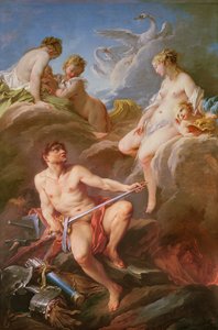 Venus ber Vulcan om Aeneas rustning av François Boucher
