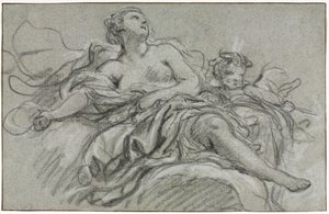 Venus och Amor av François Boucher