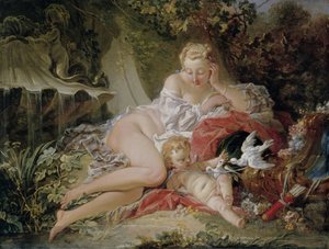Venus och Cupido av François Boucher