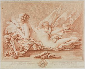 Venus och Amor av François Boucher