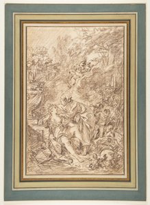 Vertumnus och Pomona av François Boucher