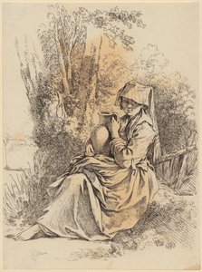 tvätterska av François Boucher