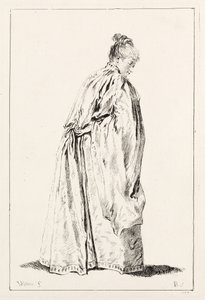 Kvinna Stående av François Boucher