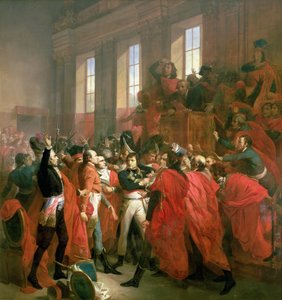 Bonaparte na Baraza la Mia Tano huko St. Cloud, 10 Novemba 1799, 1840 swed