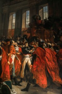 General Bonaparte vid femhundramötet i Saint-Cloud av Francois Bouchot