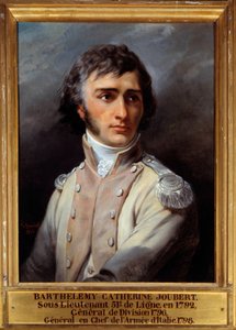 Porträtt av Barthelemy Joubert (1769 - 1799) i underlöjtnants uniform