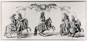Karusell för Ludvig XIV (1639-1715) c.1662 av Francois Chauveau