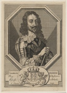 Karl I i en åttkantig ram av Francois Chauveau