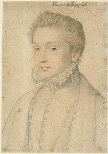 Porträtt av Henri de Bourbon, markis des Beaupréau av François Clouet