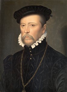 Porträtt av François de Scépeaux av François Clouet