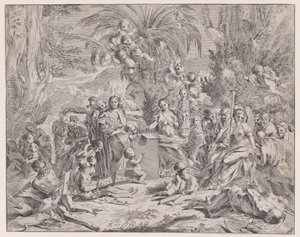En allegori över måleriet, 1600-talet.