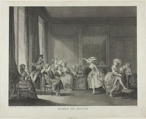 Dansskola av Francois Dequevauviller