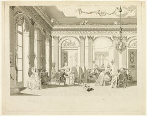 Salongen av Francois Dequevauviller