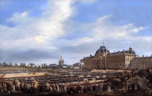 Utdelning av flaggor till nationalgardet, 29 augusti 1830