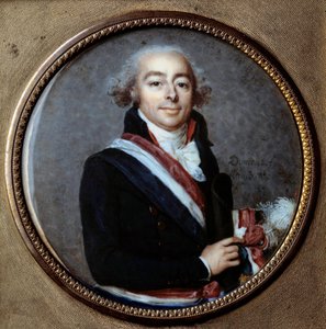 Franska revolutionen: "" Porträtt av greve Francois Antoine Boissy d