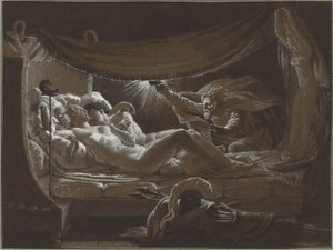 Vulcan upptäcker Venus och Mars av Francois Edouard Picot