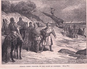Harold tas till fånga av greven av Ponthieu 1063 e.Kr.