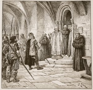 Swein kräver lösen, illustration från 